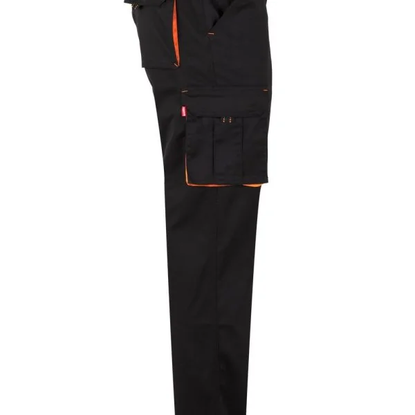 Two-Tone Stretch Multi-Pocket Trousers gallery
