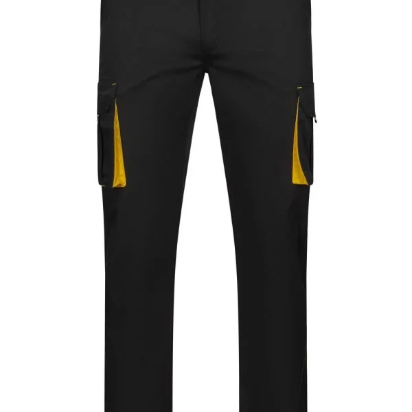 Two-Tone Stretch Multi-Pocket Trousers gallery