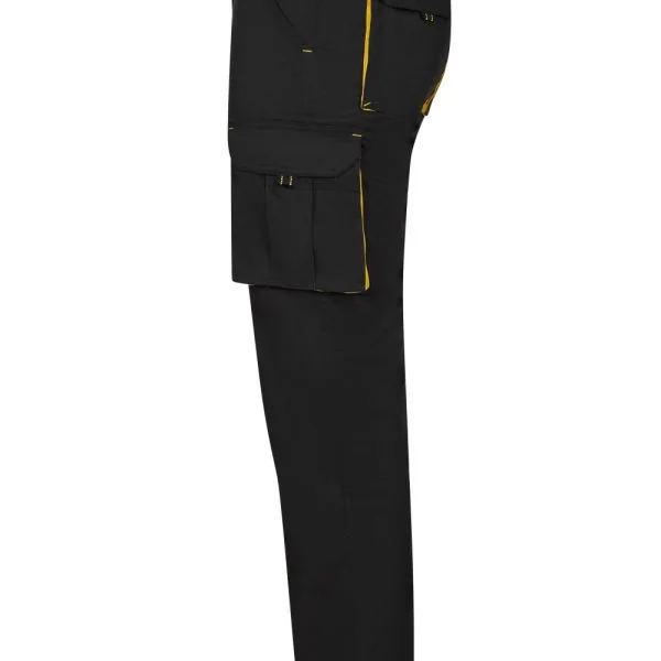 Two-Tone Stretch Multi-Pocket Trousers gallery