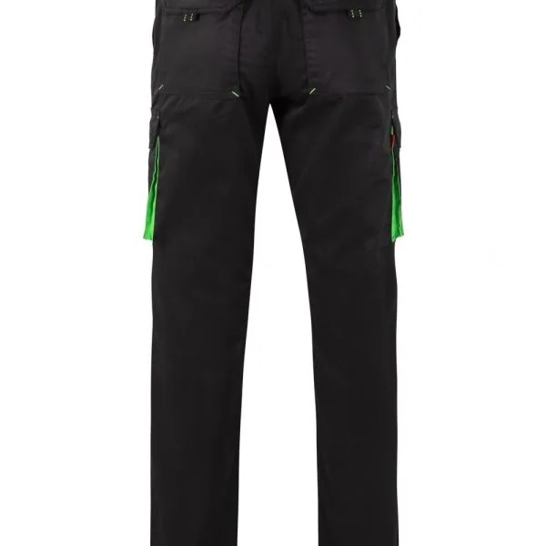 Two-Tone Stretch Multi-Pocket Trousers gallery