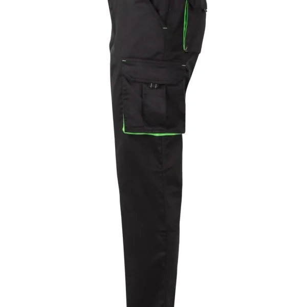 Two-Tone Stretch Multi-Pocket Trousers gallery