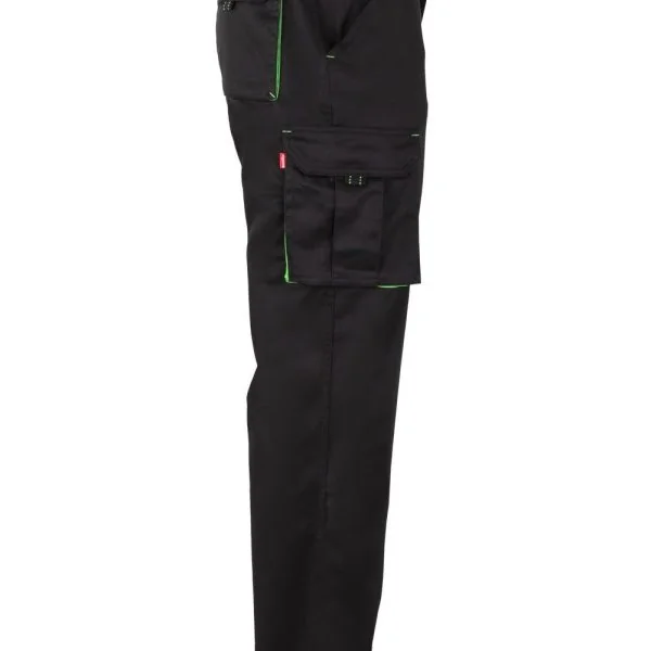 Two-Tone Stretch Multi-Pocket Trousers gallery