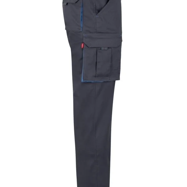 Two-Tone Stretch Multi-Pocket Trousers gallery