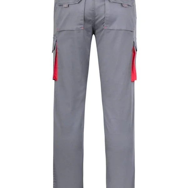 Two-Tone Stretch Multi-Pocket Trousers gallery