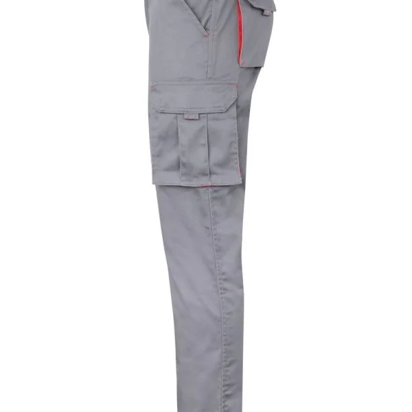 Two-Tone Stretch Multi-Pocket Trousers gallery