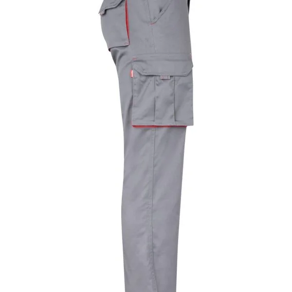 Two-Tone Stretch Multi-Pocket Trousers gallery