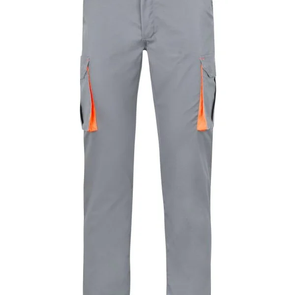 Two-Tone Stretch Multi-Pocket Trousers gallery