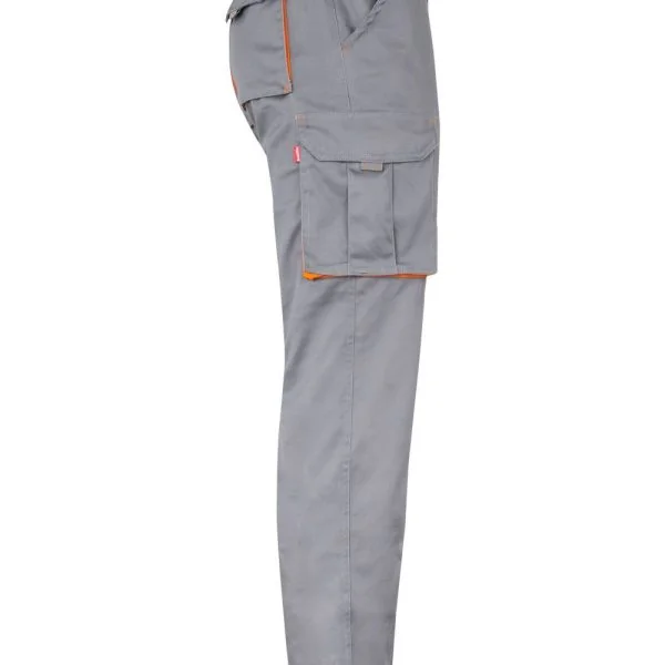 Two-Tone Stretch Multi-Pocket Trousers gallery