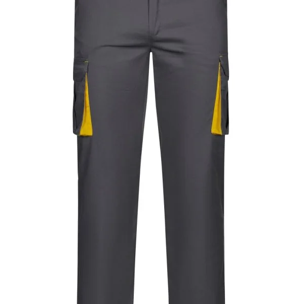 Two-Tone Stretch Multi-Pocket Trousers gallery