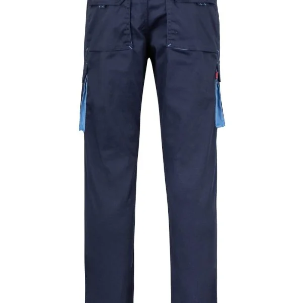 Two-Tone Stretch Multi-Pocket Trousers gallery