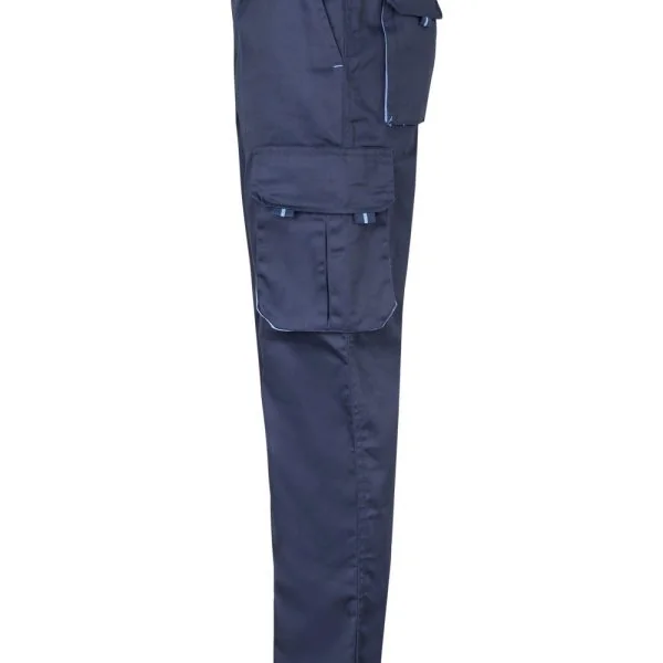 Two-Tone Stretch Multi-Pocket Trousers gallery