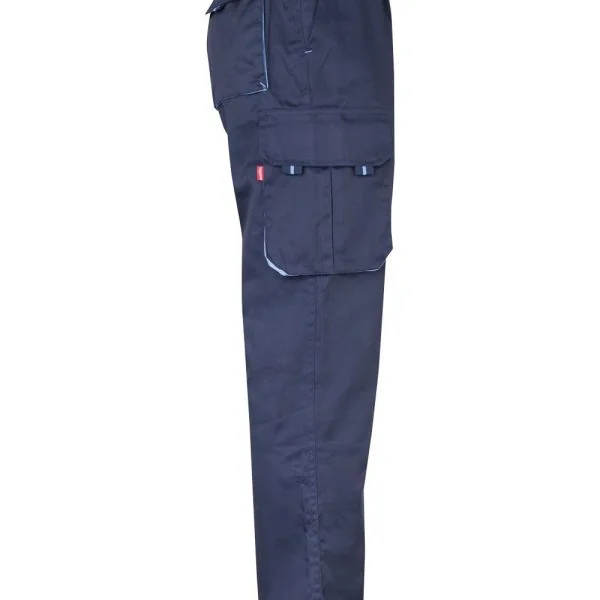 Two-Tone Stretch Multi-Pocket Trousers gallery