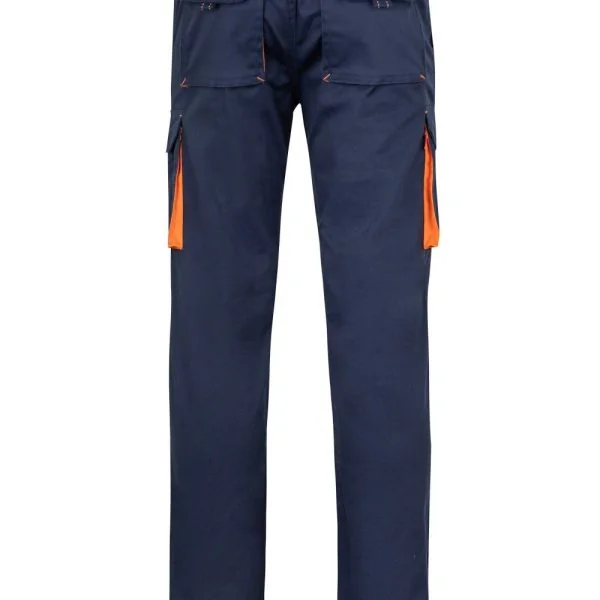 Two-Tone Stretch Multi-Pocket Trousers gallery