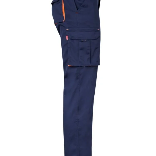 Two-Tone Stretch Multi-Pocket Trousers gallery
