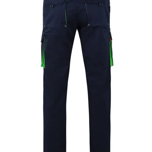 Two-Tone Stretch Multi-Pocket Trousers gallery