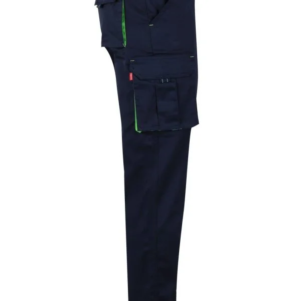 Two-Tone Stretch Multi-Pocket Trousers gallery