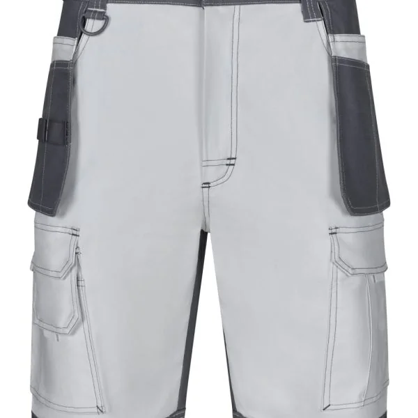 Two-tone Canvas Stretch Shorts with Holster Pockets gallery