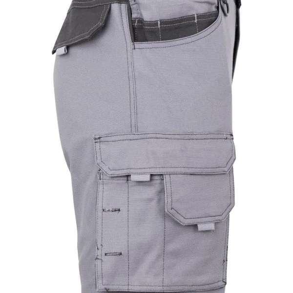 Two-tone Canvas Stretch Shorts with Holster Pockets gallery