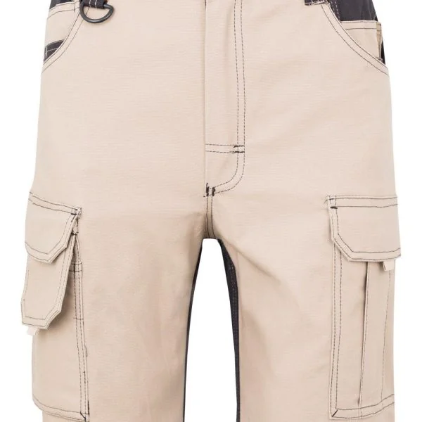 Two-tone Canvas Stretch Shorts with Holster Pockets gallery