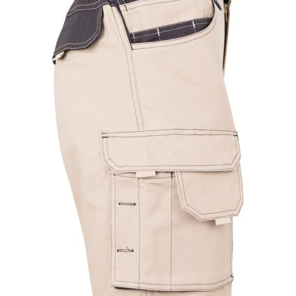 Two-tone Canvas Stretch Shorts with Holster Pockets gallery