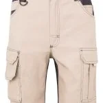 Two-tone Canvas Stretch Shorts with Holster Pockets