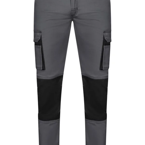 Two-tone stretch trousers gallery