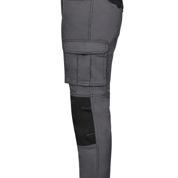 Two-tone stretch trousers gallery