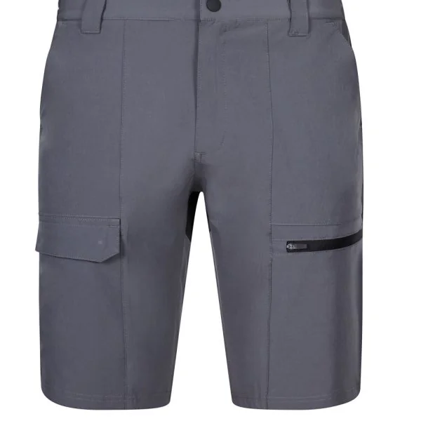 Two-tone stretch trekking bermuda shorts