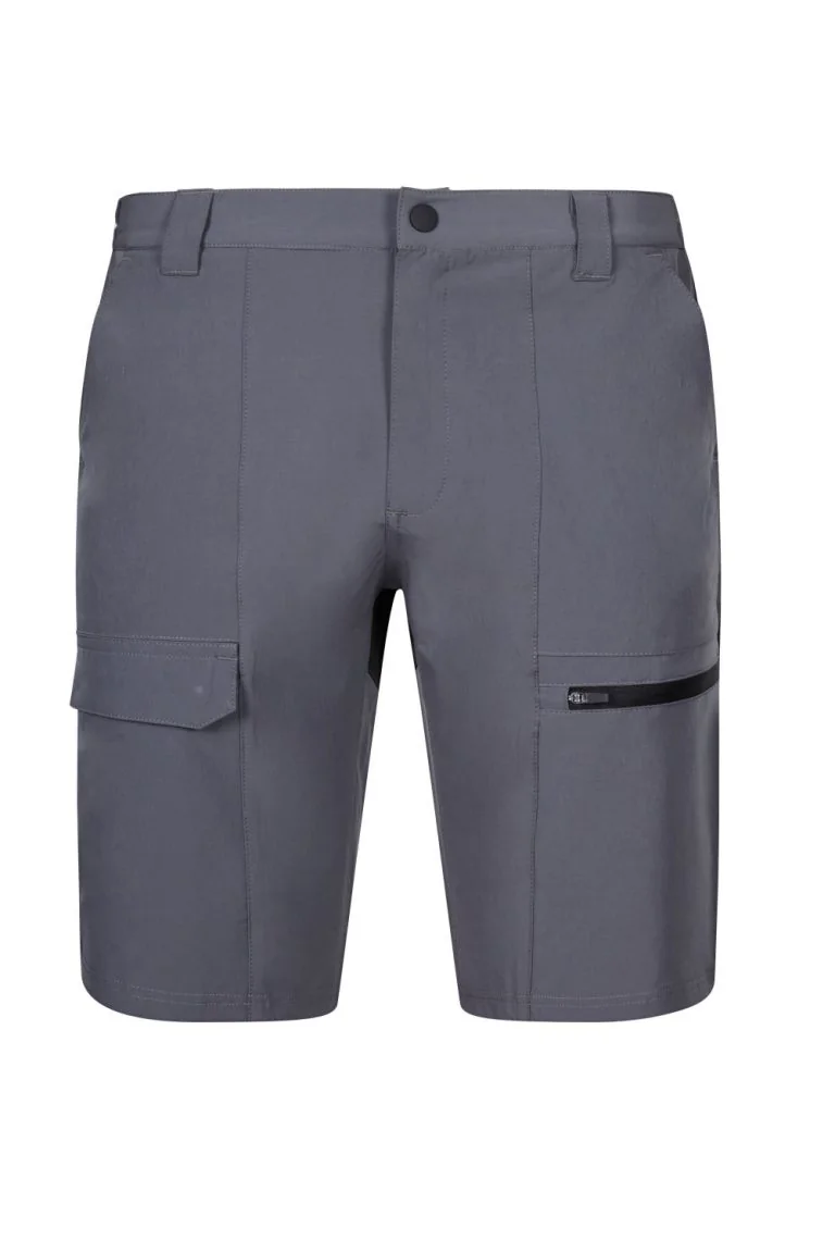 Two-tone stretch trekking bermuda shorts