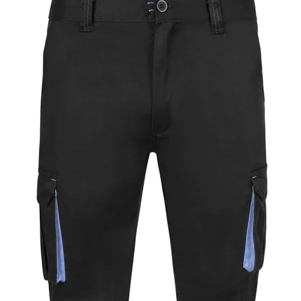 Two-Tone Multi-Pocket Stretch Bermuda Shorts gallery