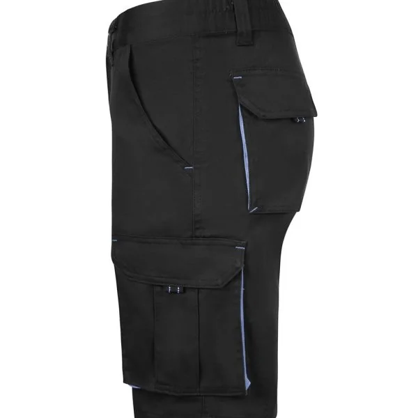 Two-Tone Multi-Pocket Stretch Bermuda Shorts gallery