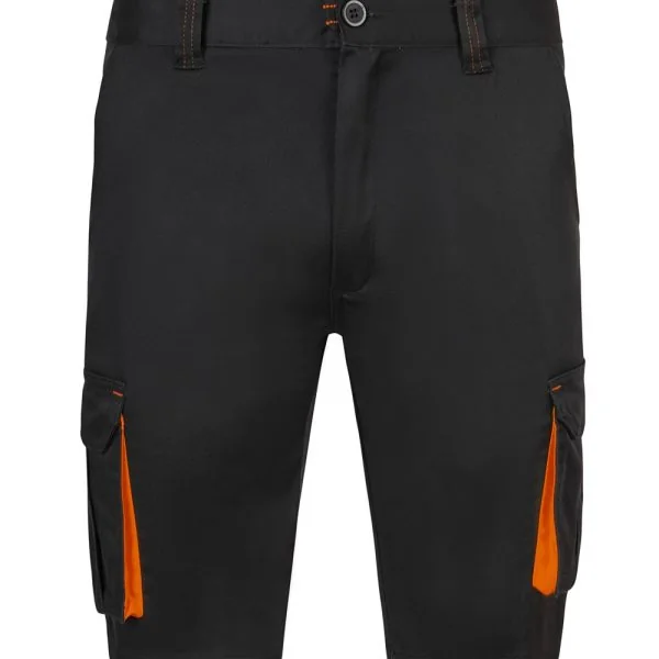 Two-Tone Multi-Pocket Stretch Bermuda Shorts gallery