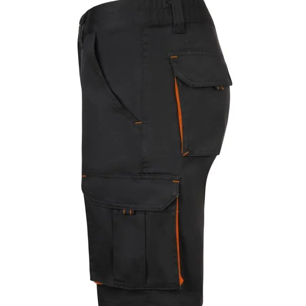 Two-Tone Multi-Pocket Stretch Bermuda Shorts gallery