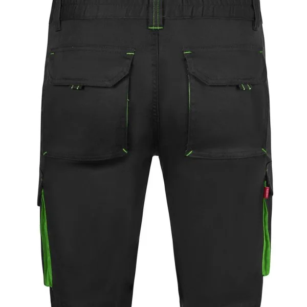 Two-Tone Multi-Pocket Stretch Bermuda Shorts gallery