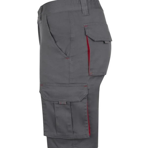 Two-Tone Multi-Pocket Stretch Bermuda Shorts gallery