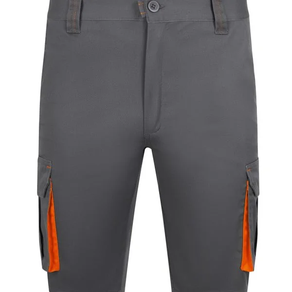 Two-Tone Multi-Pocket Stretch Bermuda Shorts gallery