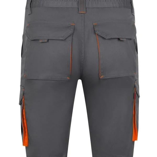Two-Tone Multi-Pocket Stretch Bermuda Shorts gallery