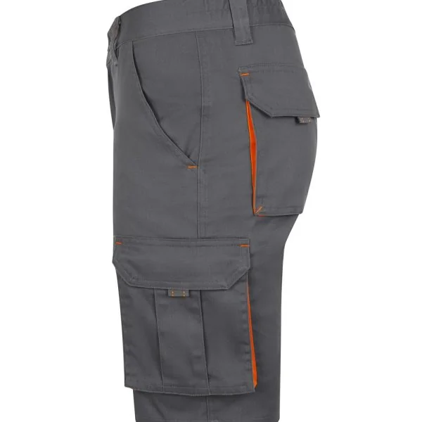 Two-Tone Multi-Pocket Stretch Bermuda Shorts gallery