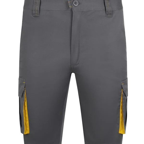 Two-Tone Multi-Pocket Stretch Bermuda Shorts gallery