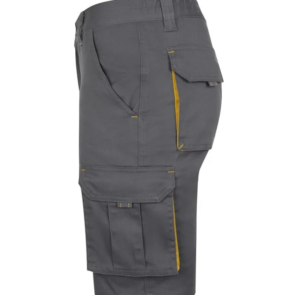 Two-Tone Multi-Pocket Stretch Bermuda Shorts gallery