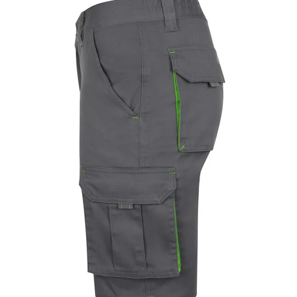 Two-Tone Multi-Pocket Stretch Bermuda Shorts gallery