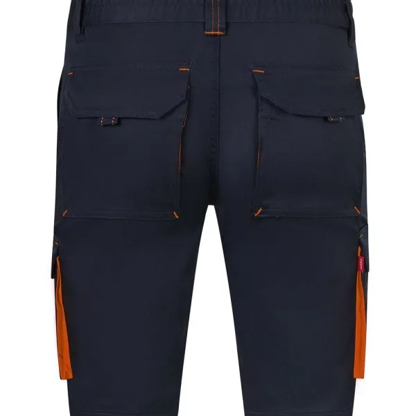 Two-Tone Multi-Pocket Stretch Bermuda Shorts gallery
