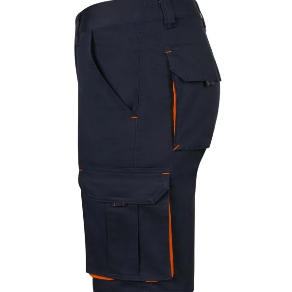 Two-Tone Multi-Pocket Stretch Bermuda Shorts gallery
