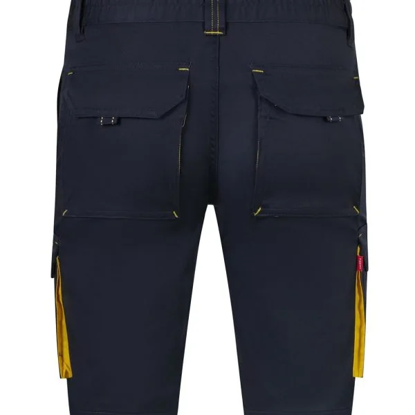 Two-Tone Multi-Pocket Stretch Bermuda Shorts gallery