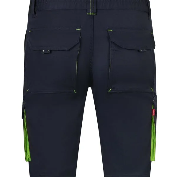 Two-Tone Multi-Pocket Stretch Bermuda Shorts gallery