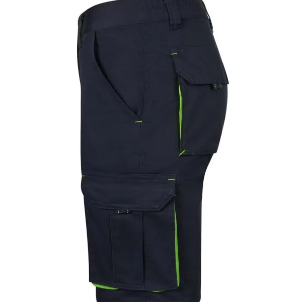 Two-Tone Multi-Pocket Stretch Bermuda Shorts gallery