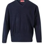 Fine-Knit V-neck jumper
