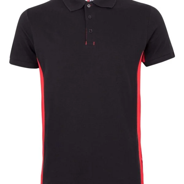 Two-Tone Short Sleeve Polo Shirt gallery