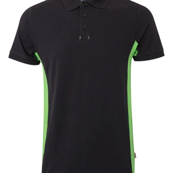 Two-Tone Short Sleeve Polo Shirt gallery