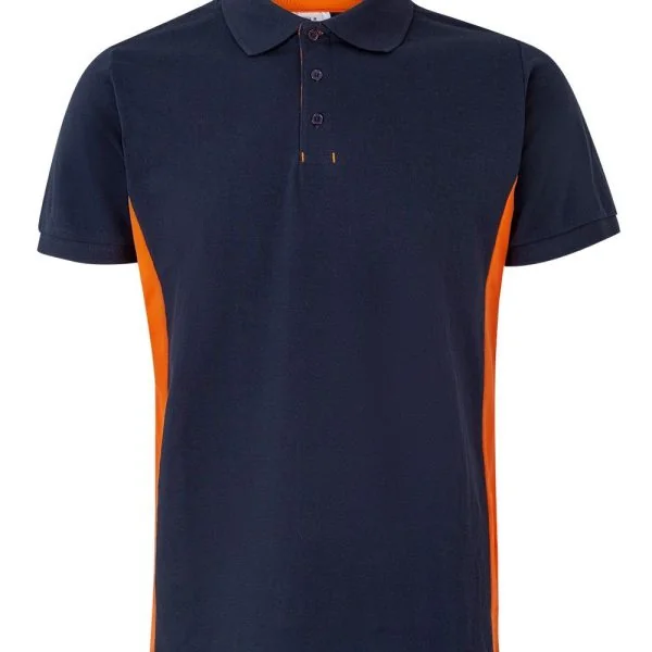 Two-Tone Short Sleeve Polo Shirt gallery
